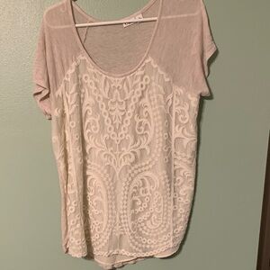 Cato Cream Lace Blouse